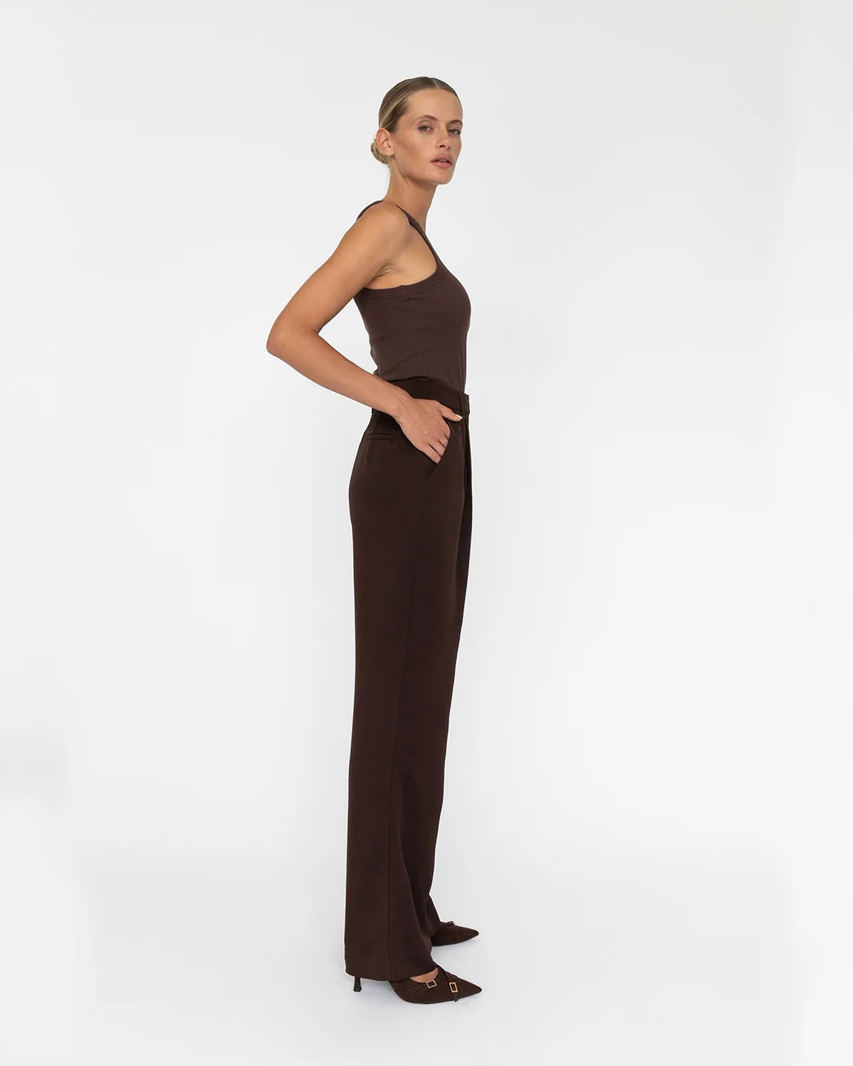 Elysian Collective Tekai Newport Pant Chocolate