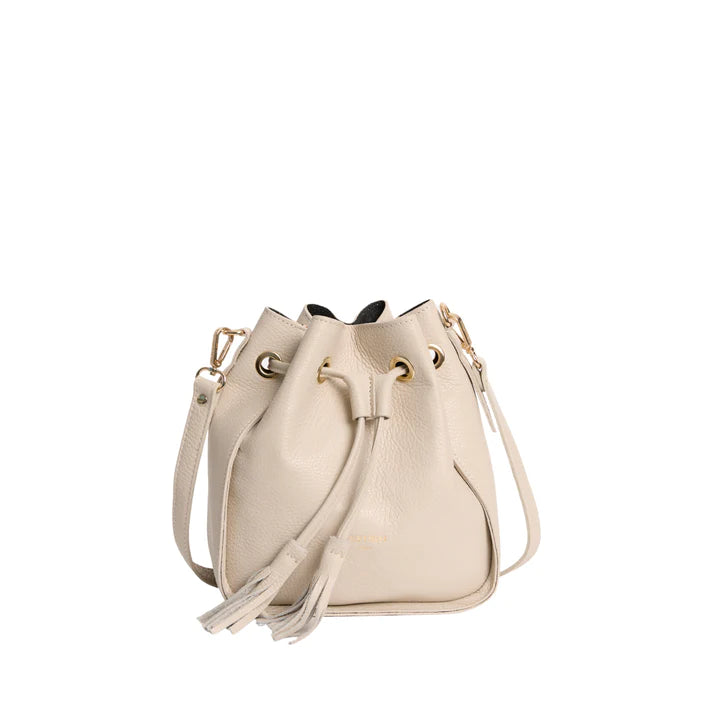 Elysian Collective Vestirsi Bridgetta Bucket Bag Ivory