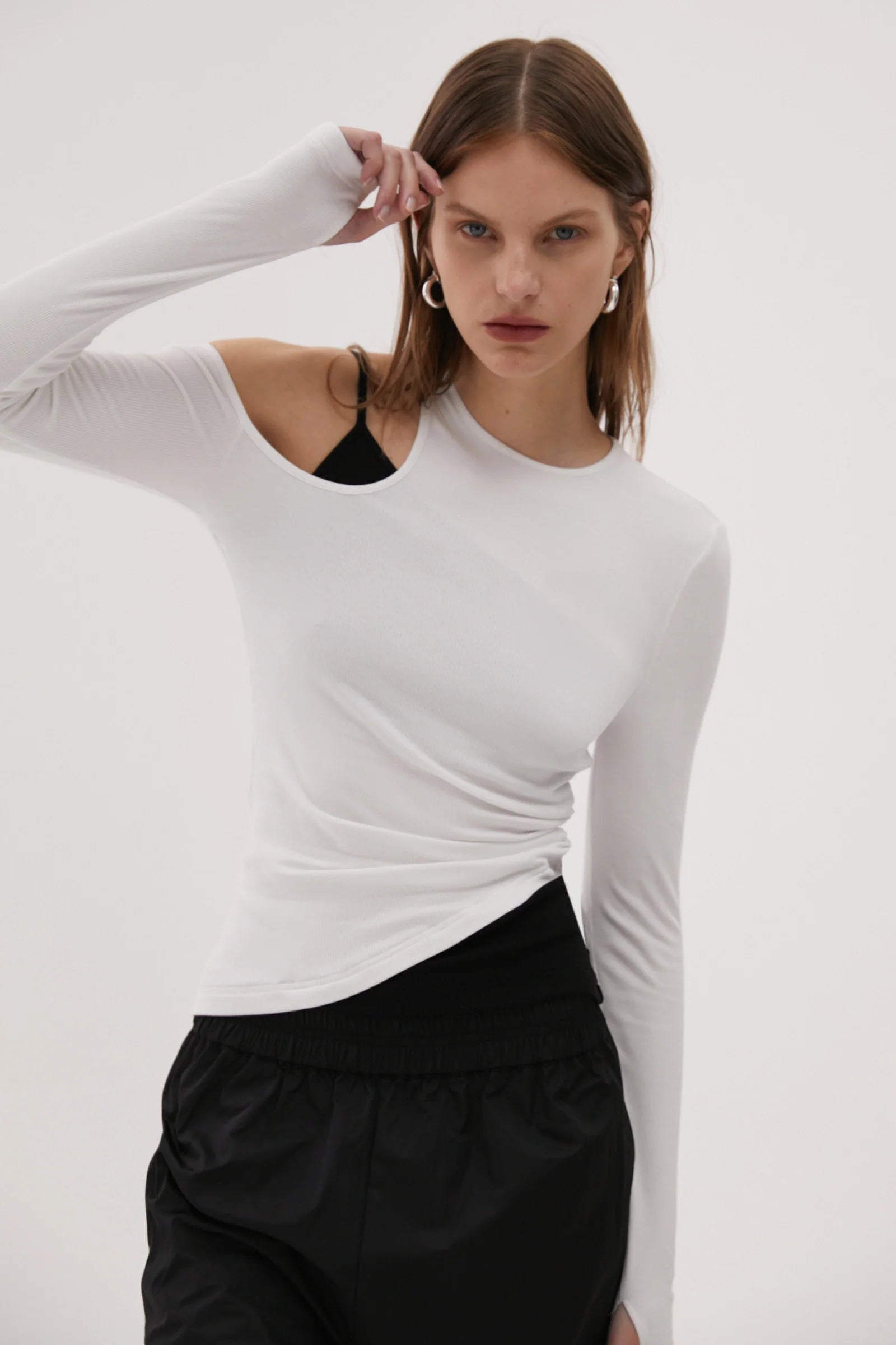 Elysian Collective Misha Urban Tanner Top Ivory & Black