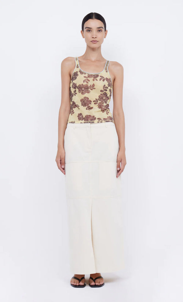 Elysian Collective Bec+Bridge Phoenix Maxi Skirt (Cream)