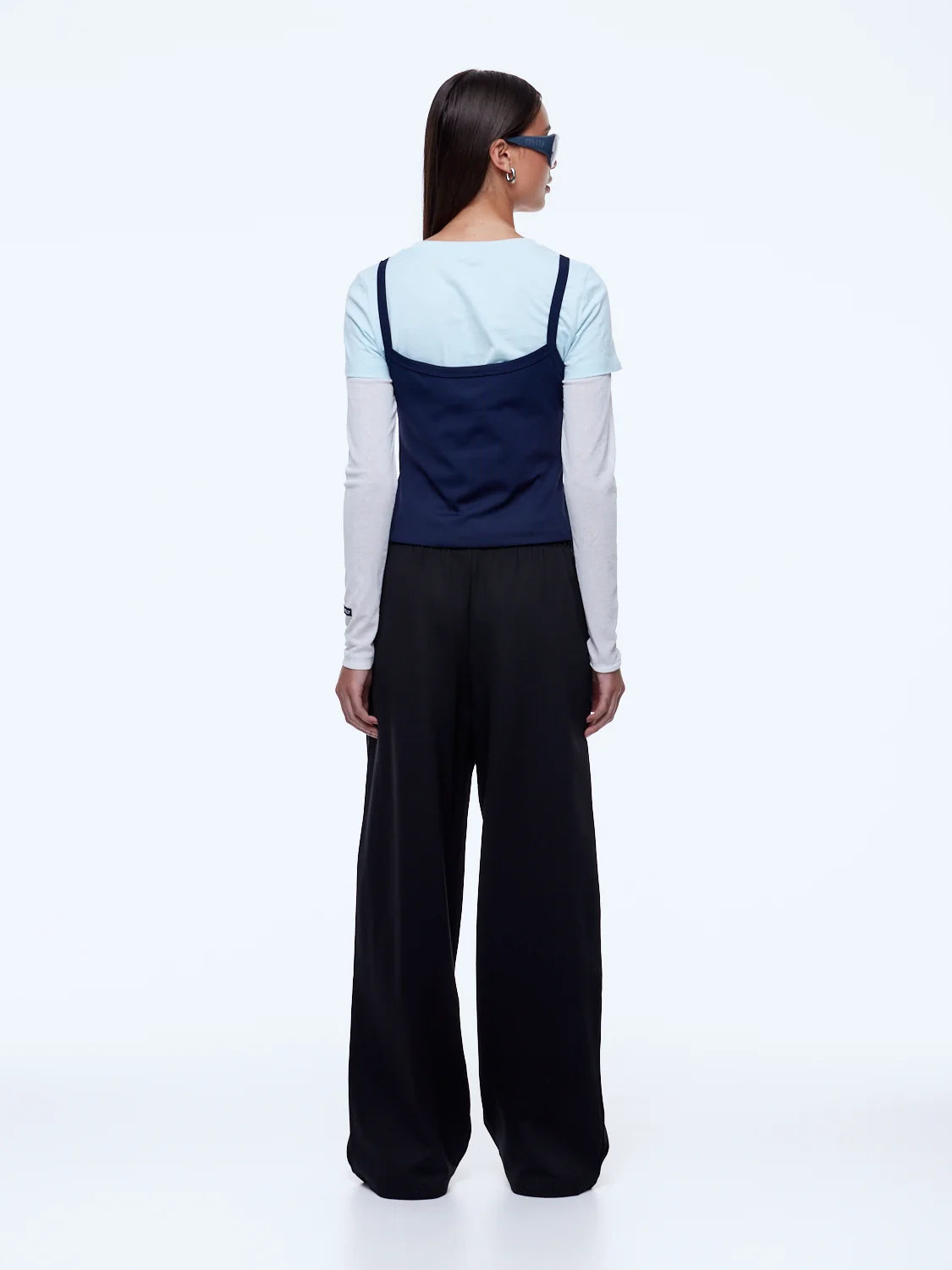 Elysian Collective Ena Pelly Charlie Relaxe Stripe Pant Black