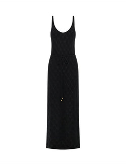 Elysian Collective - Kivari Claudia Strappy Knit Dress Black 