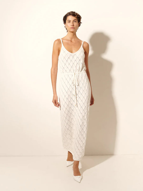 Elysian Collective - Kivari Claudia Strappy Knit Dress (Cream)
