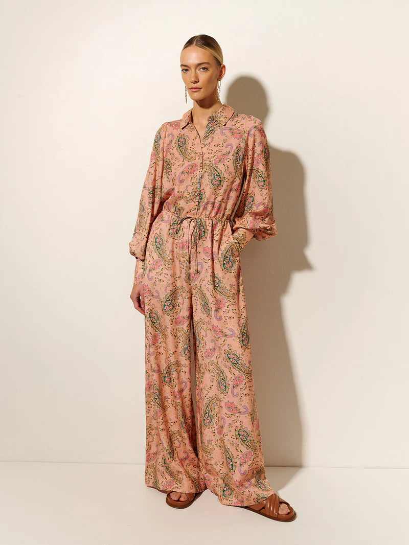 Elysian Collective - Kivari Isha Jumpsuit (Pink Paisley))