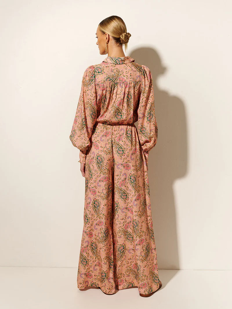 Elysian Collective - Kivari Isha Jumpsuit (Pink Paisley))