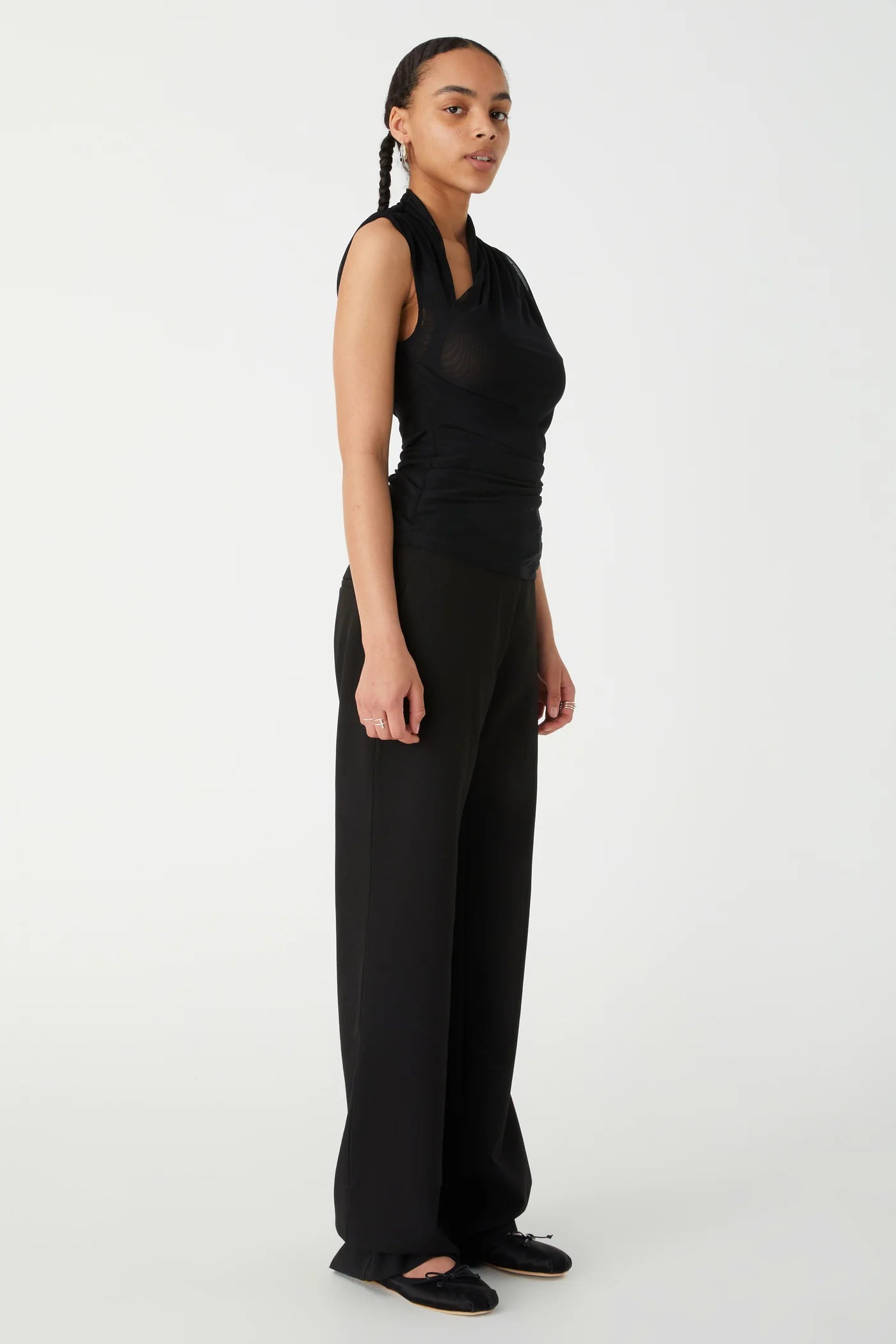 Elysian Collective Misha Tulla Top Black