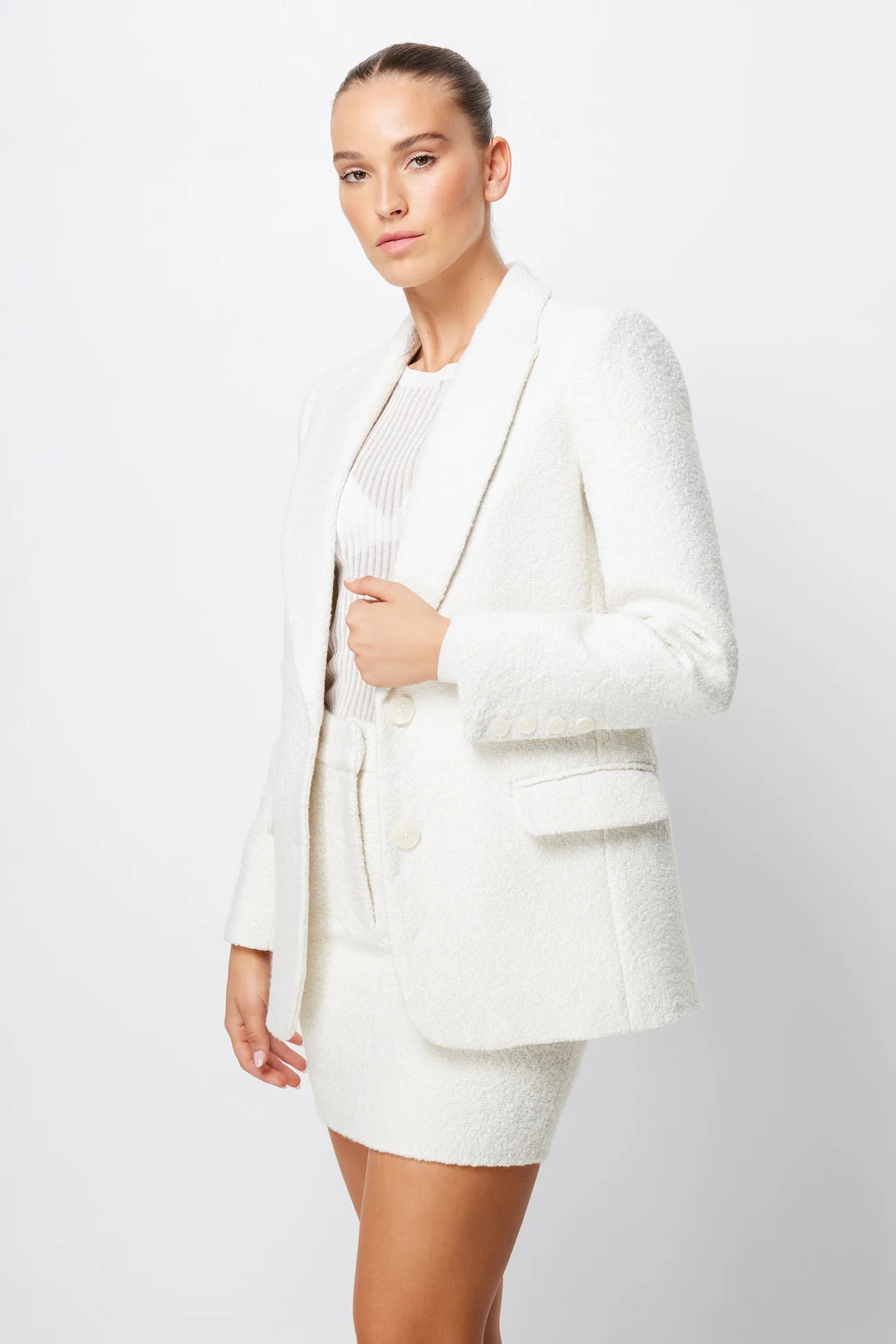 Elysian Collective Mossman Motionless Blazer White