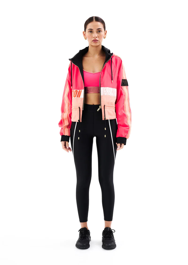 Elysian Collective Pe Nation Cropped Man Down Jacket Diva Pink 