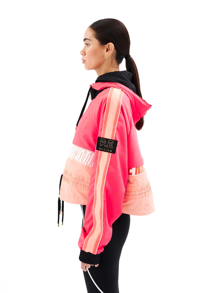 Elysian Collective Pe Nation Cropped Man Down Jacket Diva Pink 