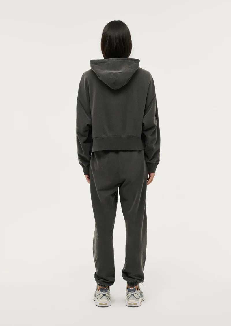 Elysian Collective Pe Nation Trifecta Hoodie Washed Black 