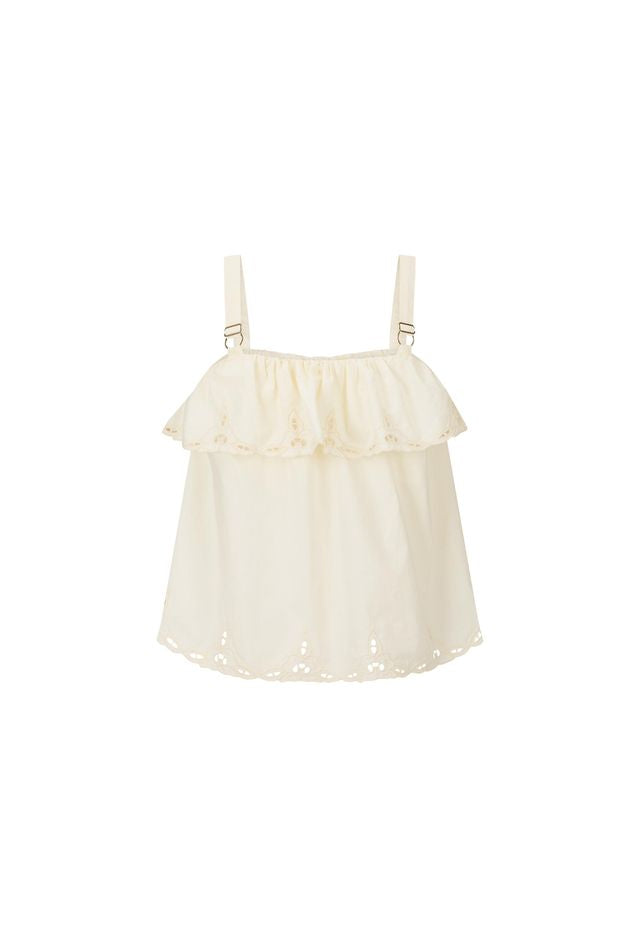 Elysian Collective Spell Fleur De Lis Cami Ivory