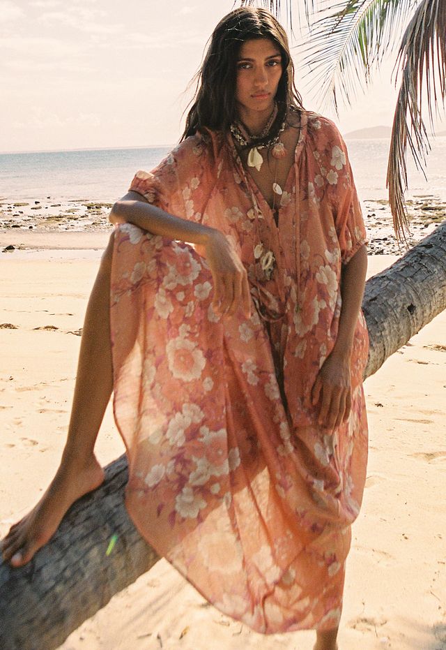 Elysian Collective Spell Isola Maxi Skirt Sunfade