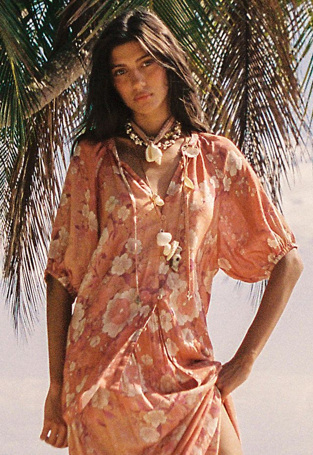 Elysian Collective Spell Isola Short Sleeve Blouse Sunfade