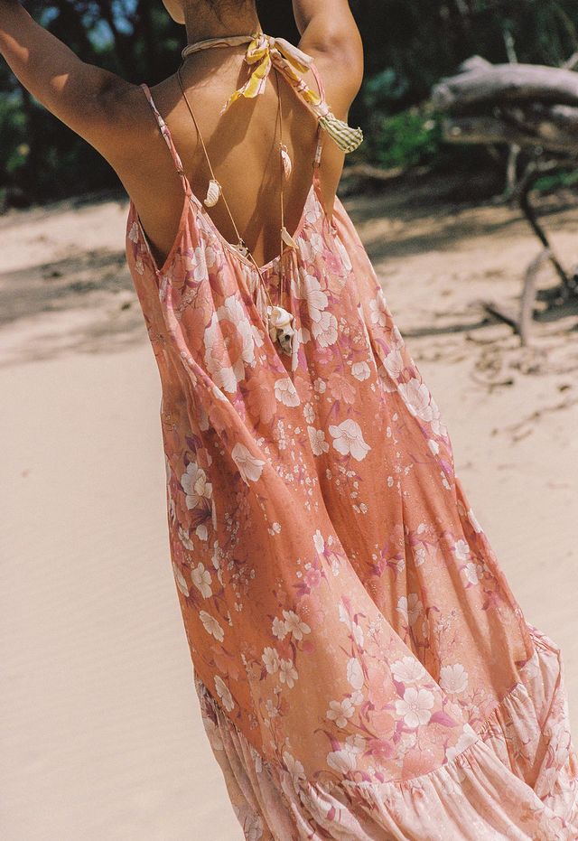 Elysian Collective Spell Isola Strappy Dress Sunfade