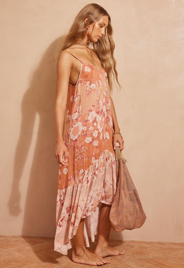 Elysian Collective Spell Isola Strappy Dress Sunfade