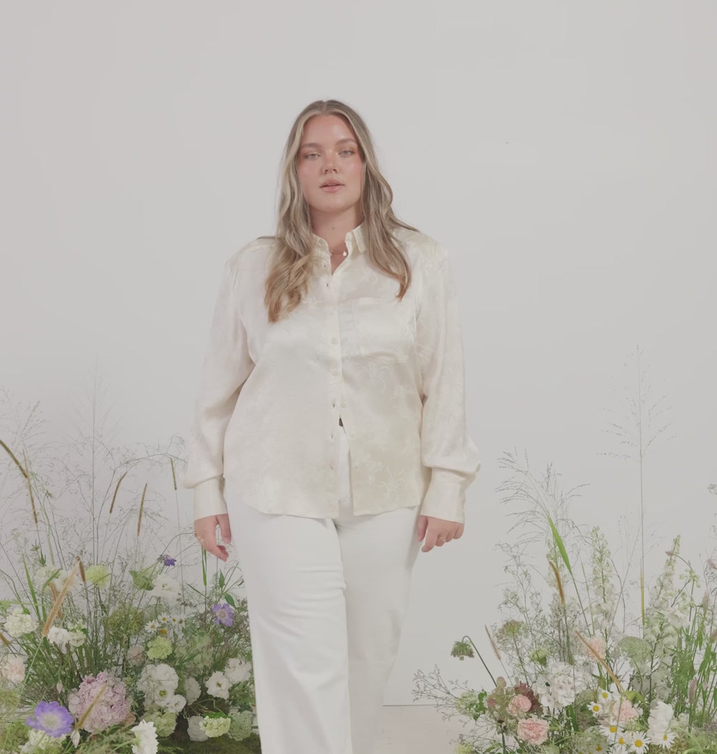 Elysian Collective Spell Dubois Shirt Pearl 