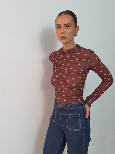 Elysian Collective Kivari Edie Mesh Top