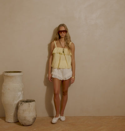 Elysian Collective Spell Fleur De Lis Cami Citrus Sun