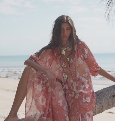Elysian Collective Spell Isola Short Sleeve Blouse Sunfade
