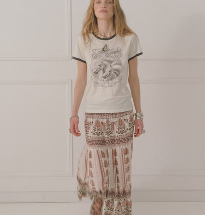 Elysian Collective Spell Silver Spring Tee Vintage Cream