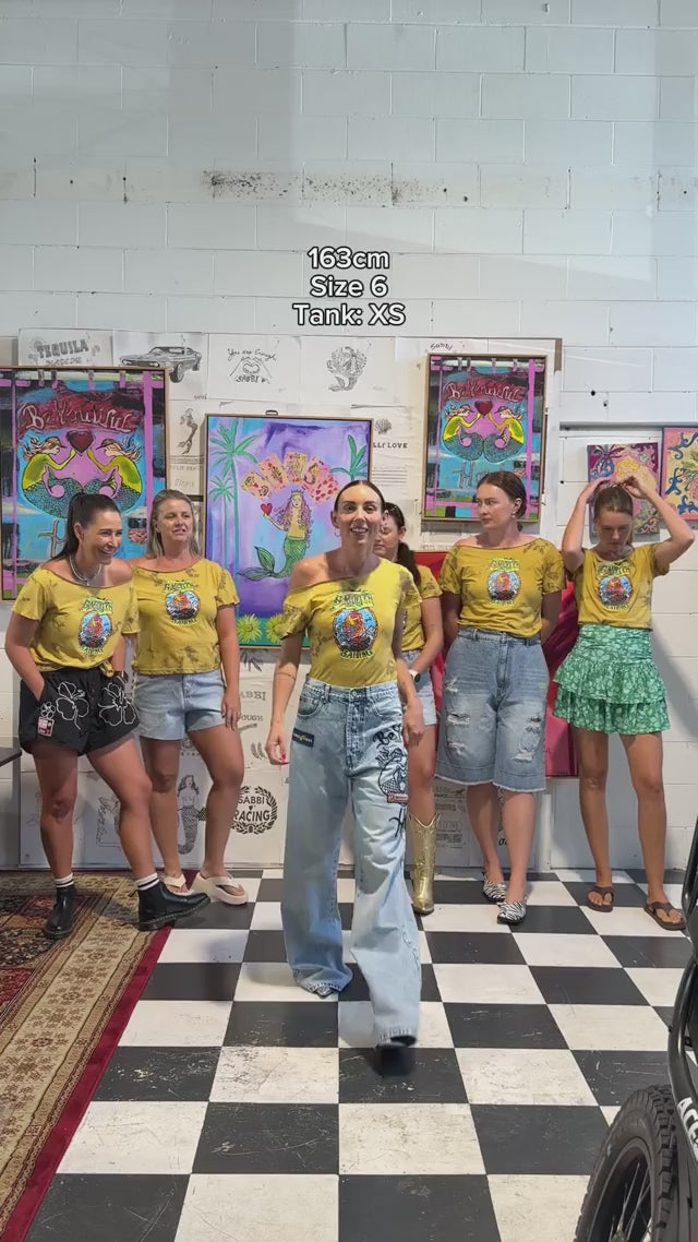 Elysian Collective Sabbi The Aye Aye Off The Shoulder Tank