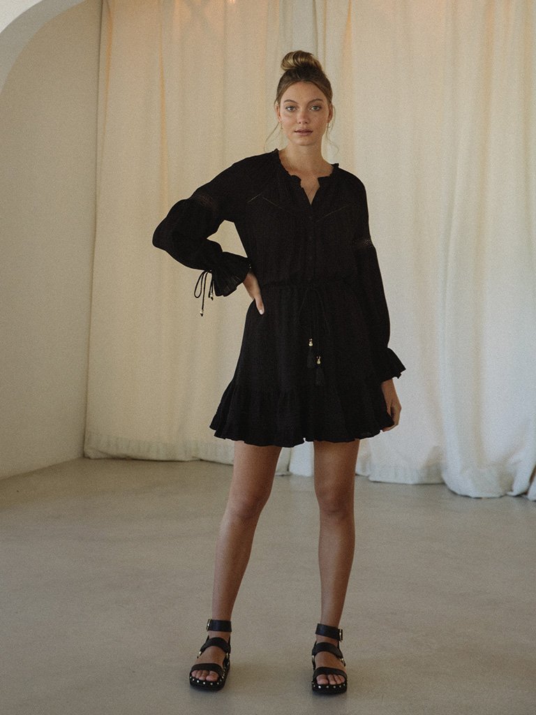 KIVARI - Juanita Mini Dress Black