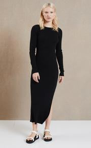 BEC + BRIDGE - RIVIERA LONG SLEEVE MIDI DRESS