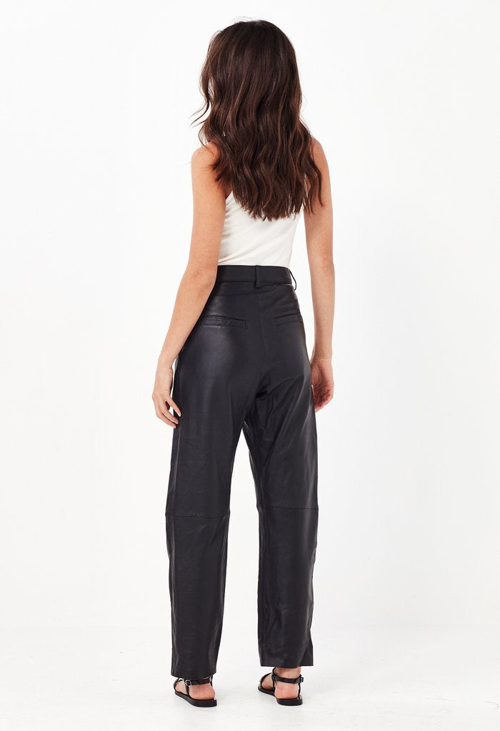 REMAIN - ARIZONA LEATHER PANT (BLACK)