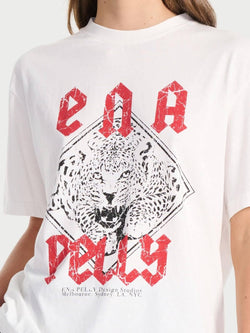 Elysian Collection Ena Pelly Launching Cheetah Tee Vintage