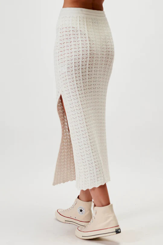 RUE STIIC - Eliza Knit Skirt (White)