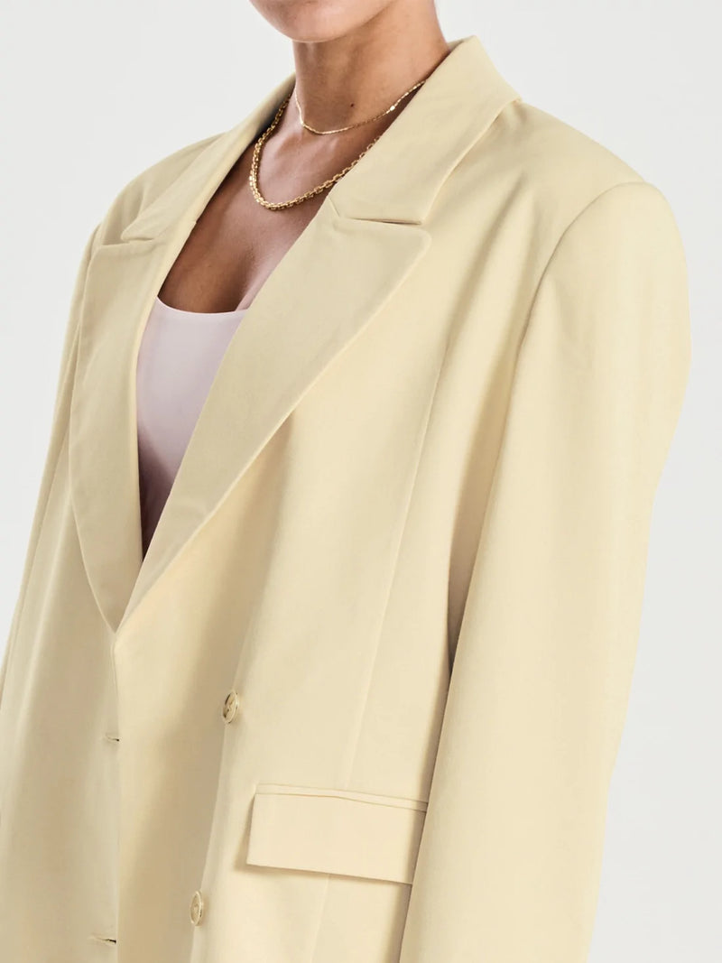 Elysian Collective Ena Pelly Bronte Blazer in Butter