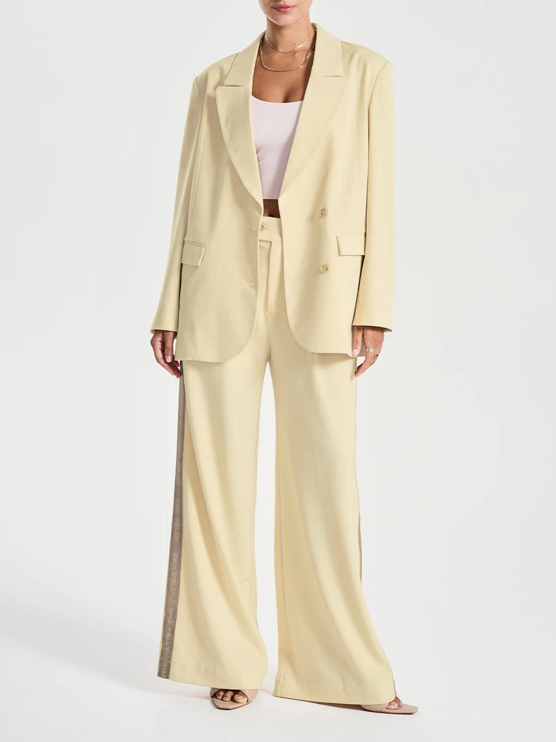 Elysian Collective Ena Pelly Bronte Blazer in Butter