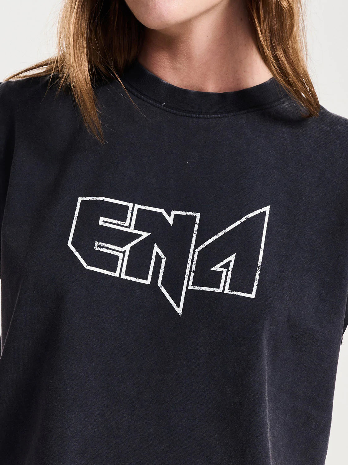 Elysian Collective Ena Pelly Ena Logo Tank Vintage Black