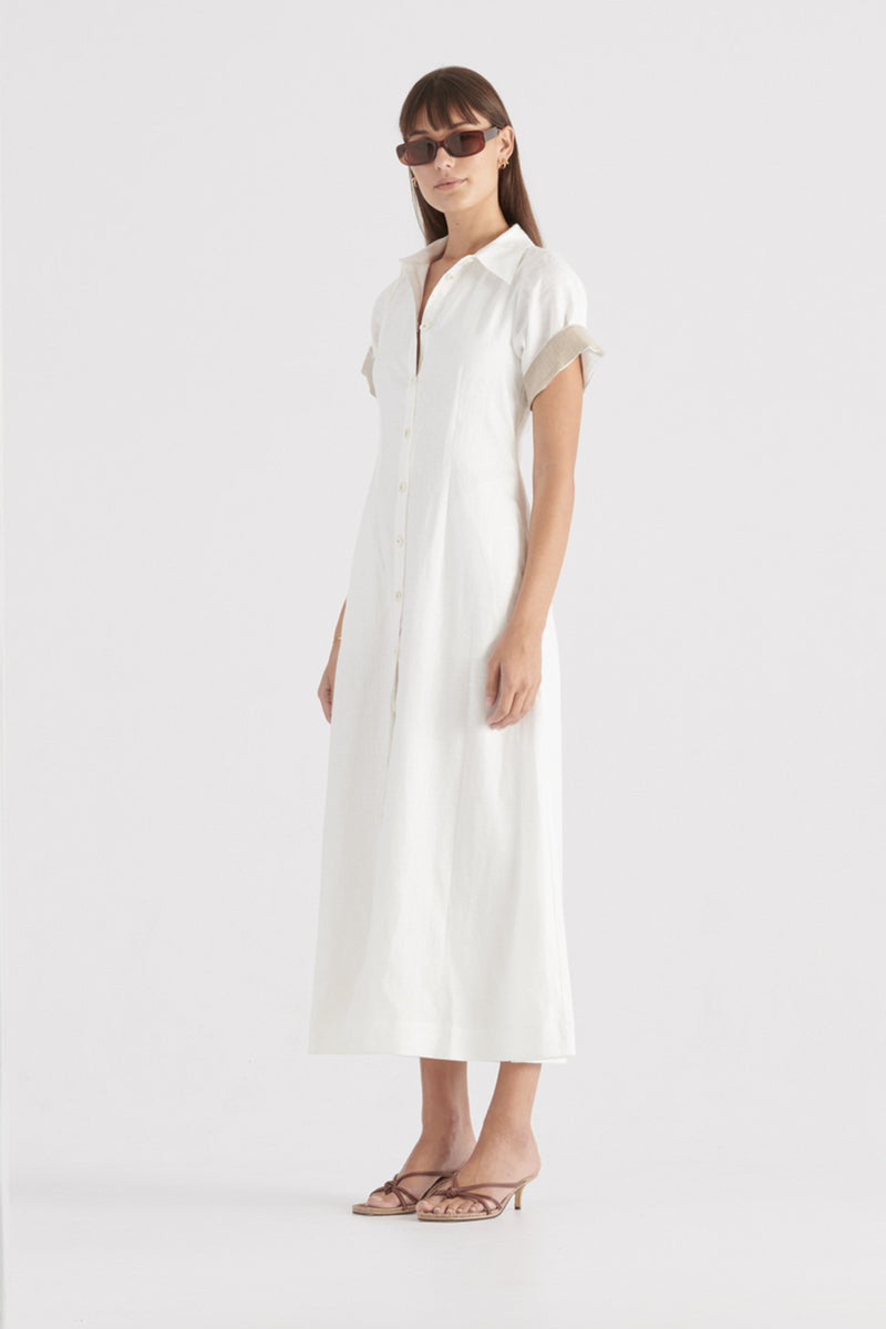 Elysian Collective Luminary Dress White