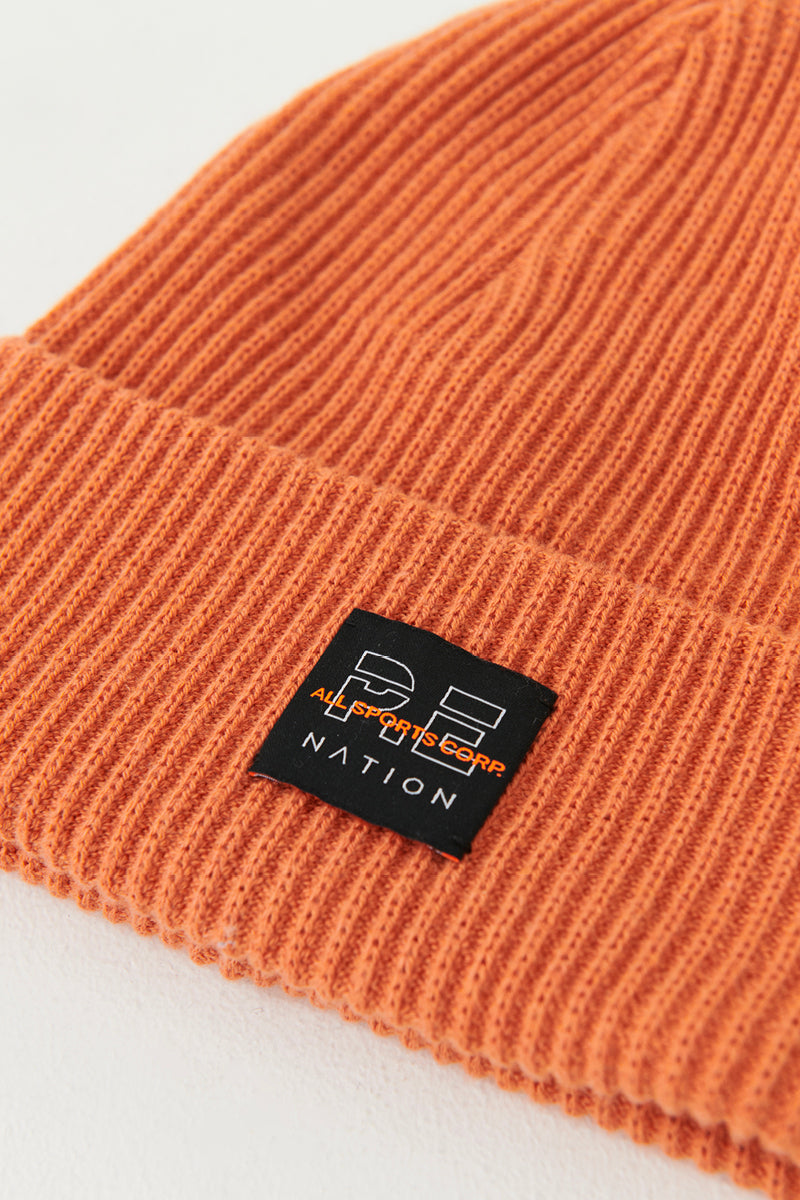 Elysian Collective PE NATION Courtside Beanie In Caramel