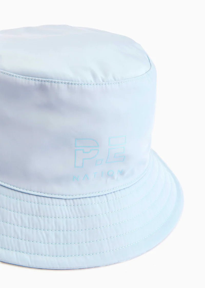 Elysian Collective PE Nation Roll Shot Bucket Hat in Summer Sky