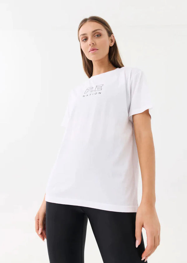  Elysian Collective PE Nation Heads Up Tee Optic White