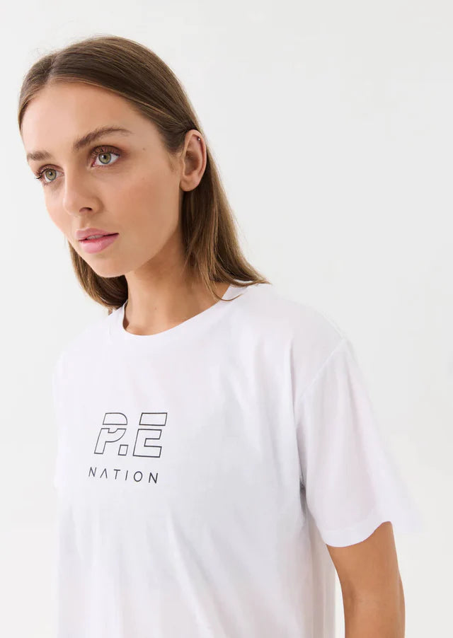  Elysian Collective PE Nation Heads Up Tee Optic White