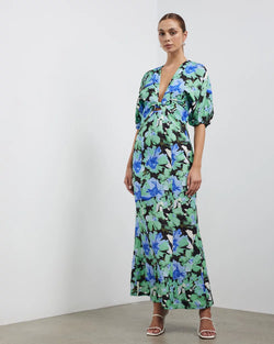 Elysian Collective Significant Other Monte Midi Dress In Twighlight Floral