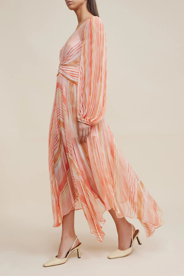 Elysian Collective Astone Dress Geo Stripe