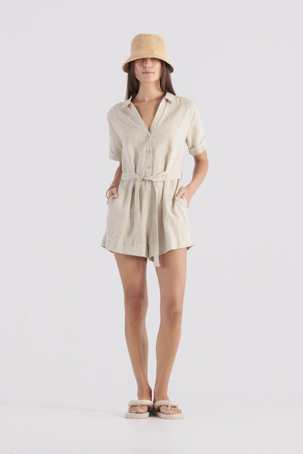 Elysian collective harriet Playsuit natural