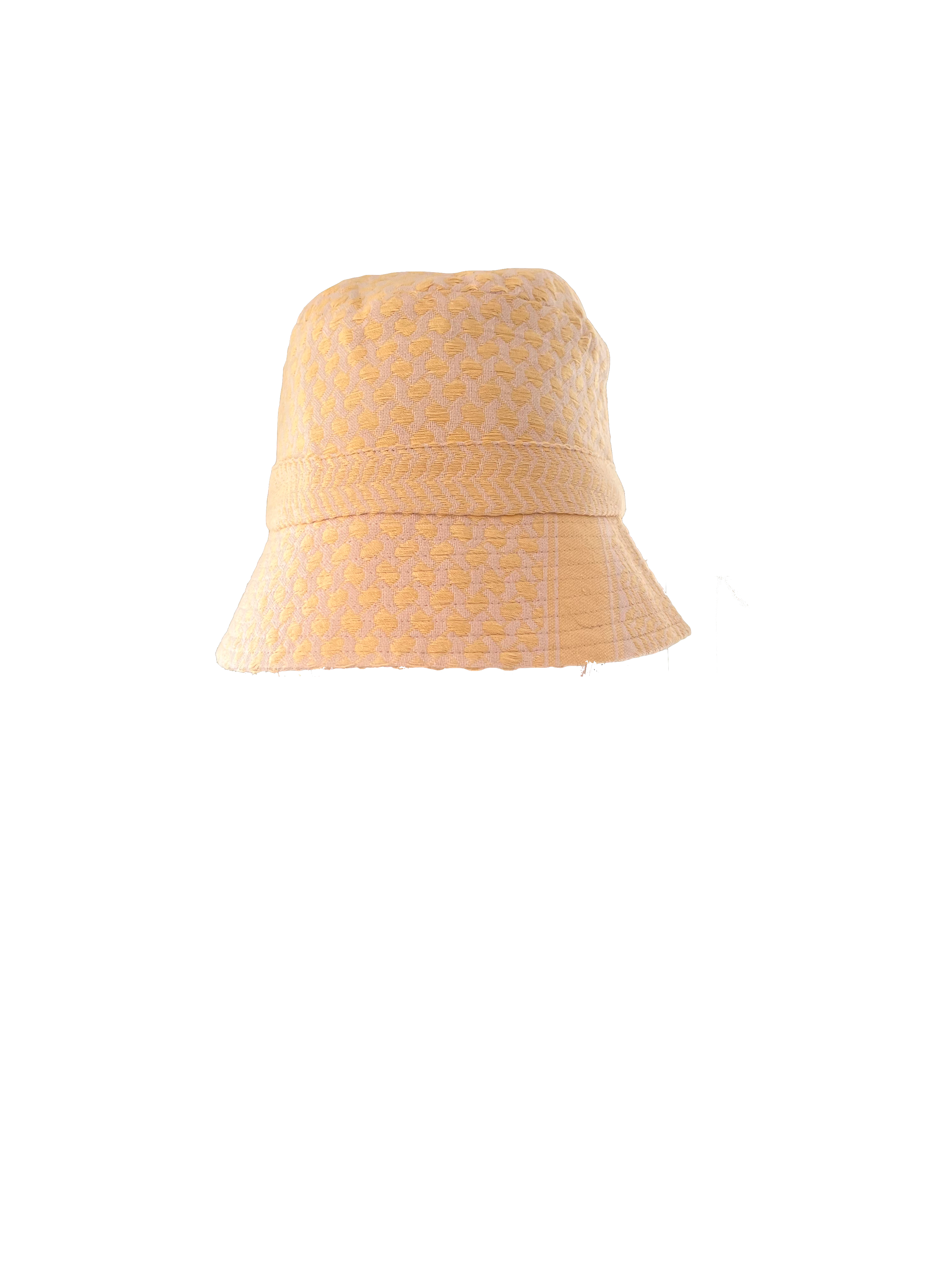 CECILIE COPENHAGEN  Mucca Bucket Hat in Apricot Sherbet/ Lavender Fog