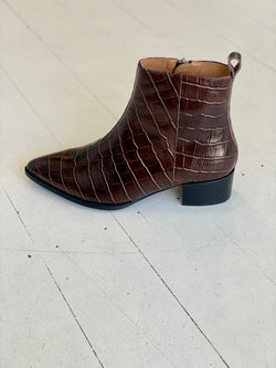 SKIN FOOTWEAR - Corban Boot (Brown Croc)