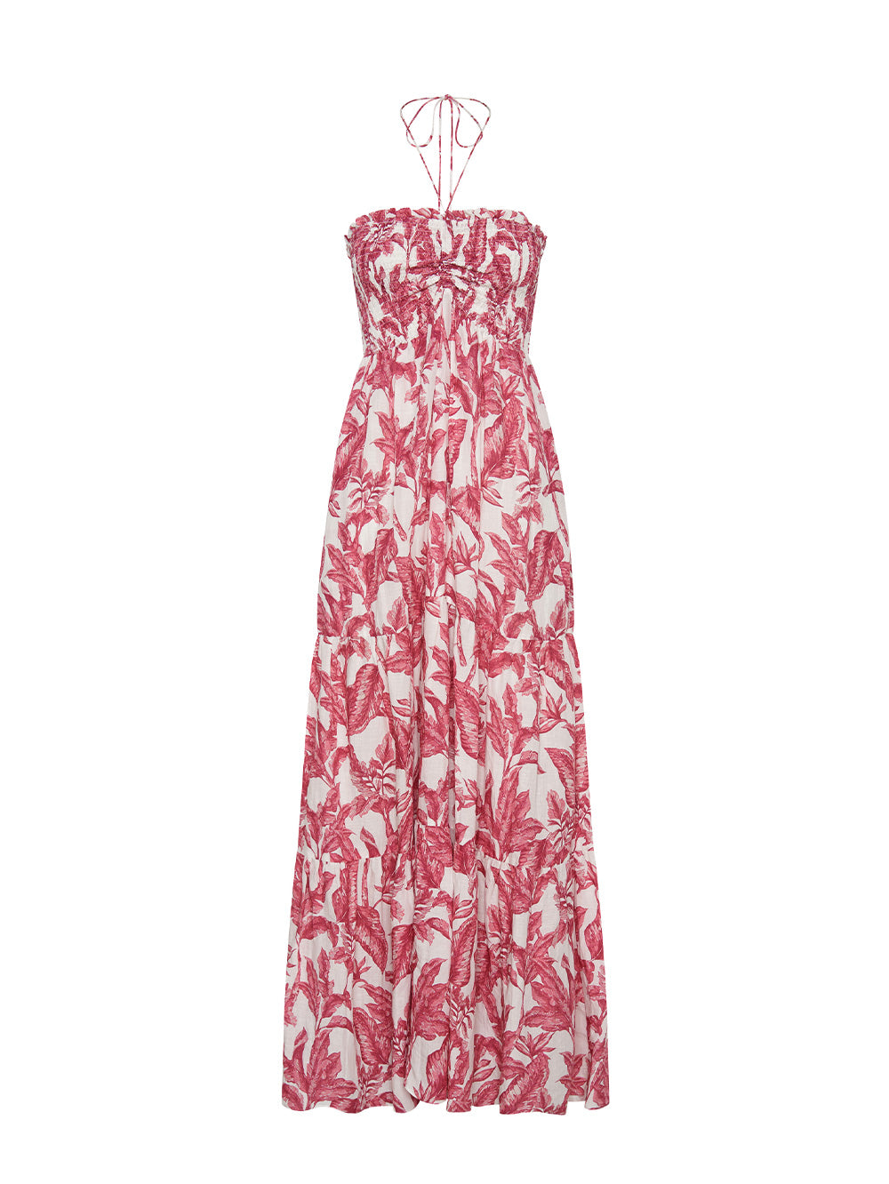 Elysian Collective Kivari Maxi Dress Pink Palm 