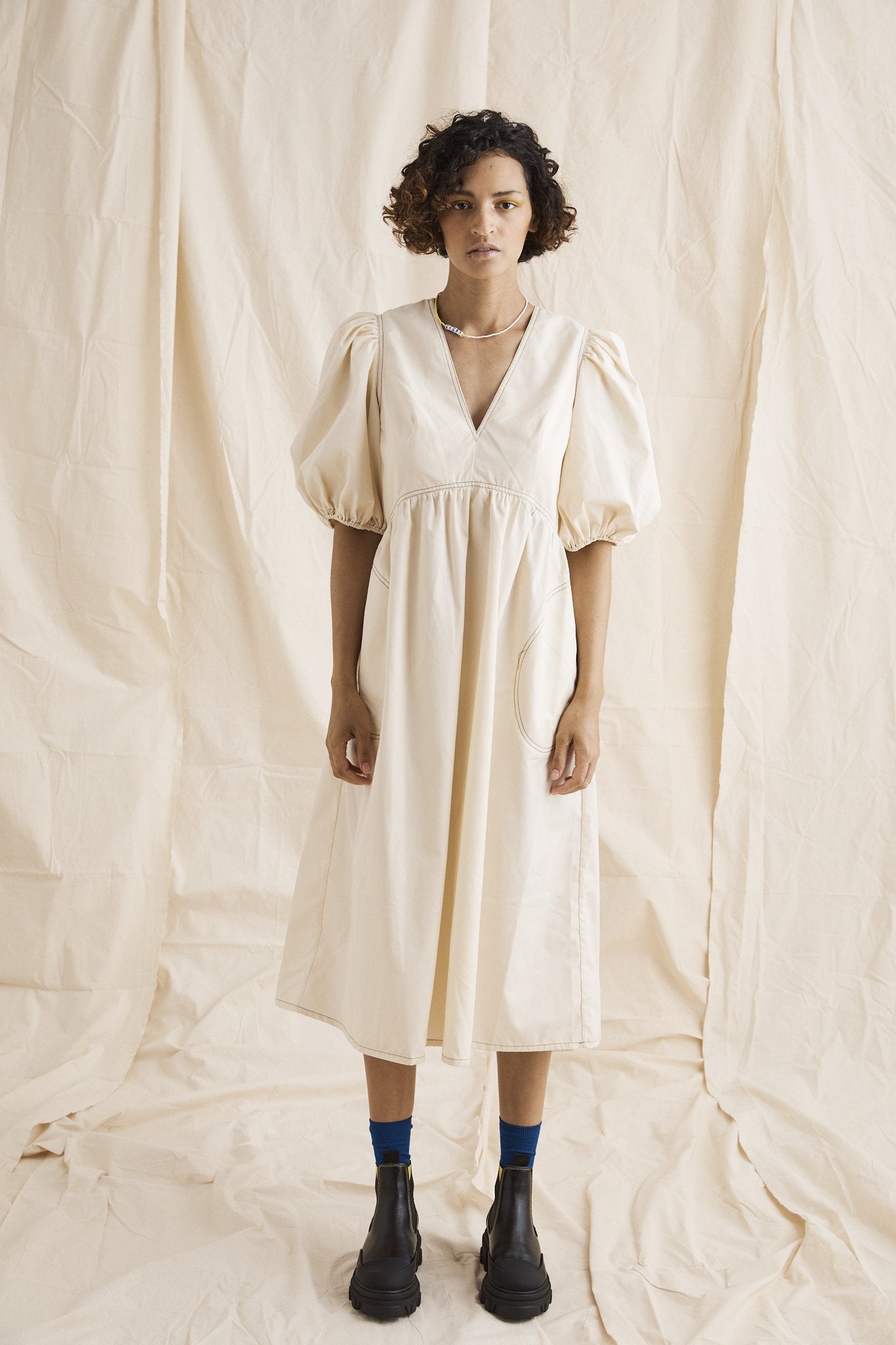 Nice Martin - Spencer Midi Dress (Cream)