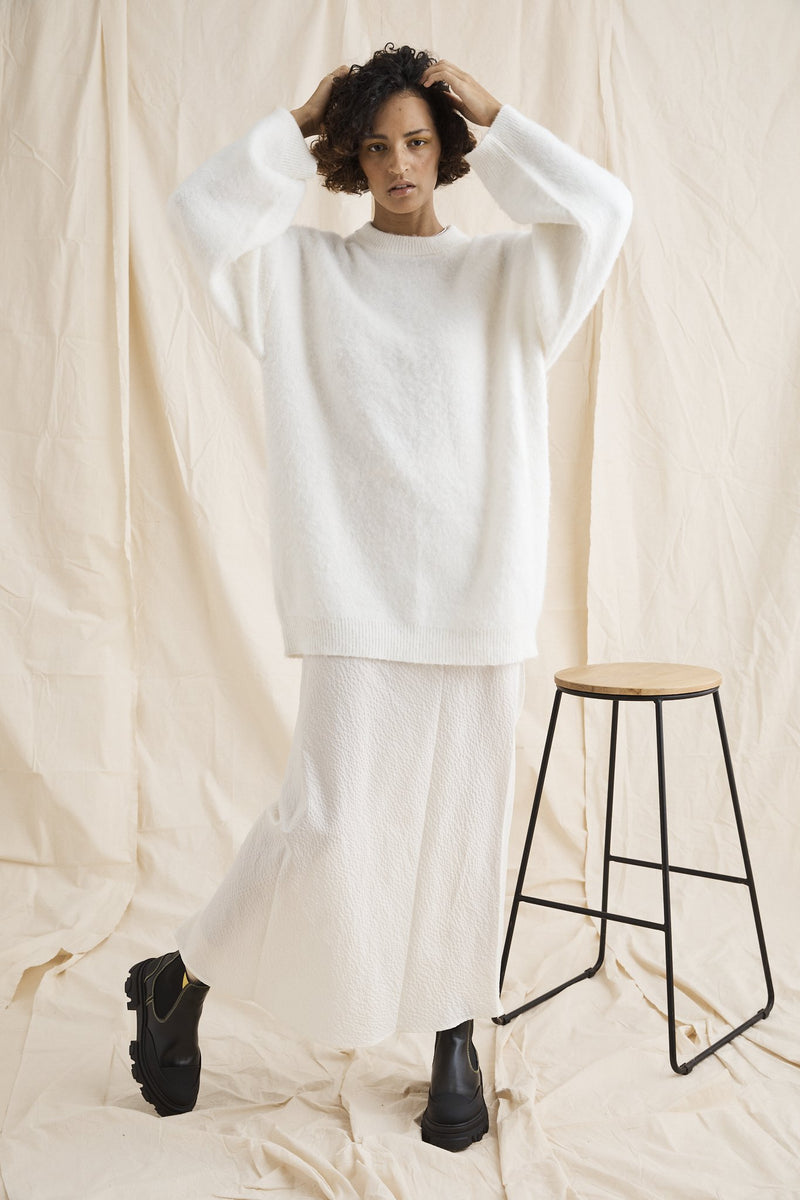 Elysian Collective Nice Martin Callie Jumper Off White