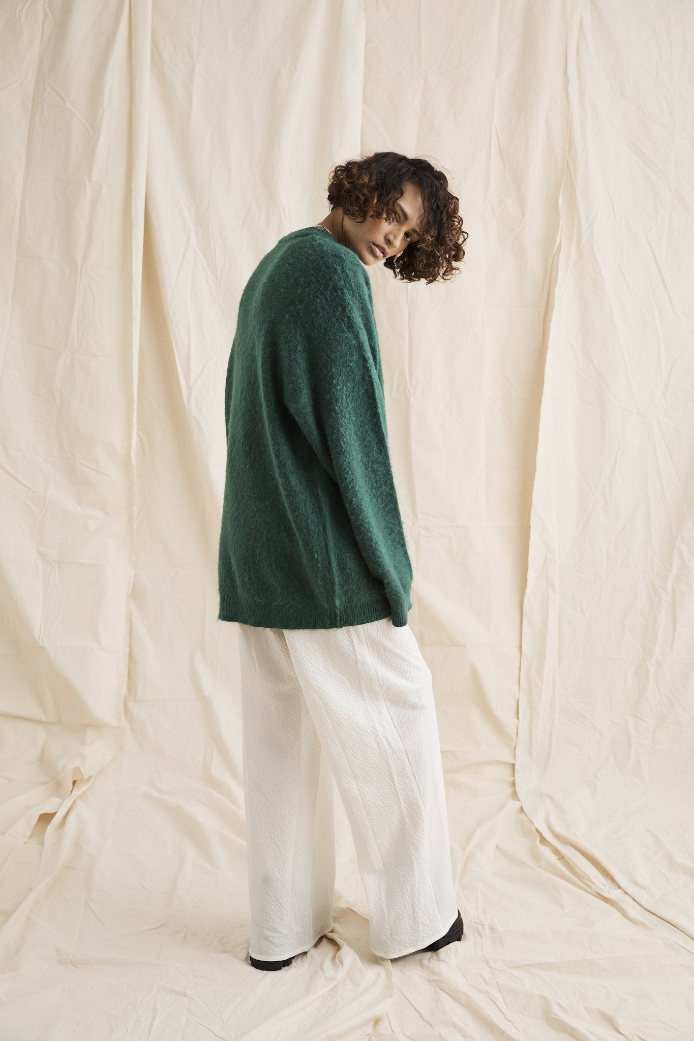 Elysian Collective Nice Martin Callie Jumper Green