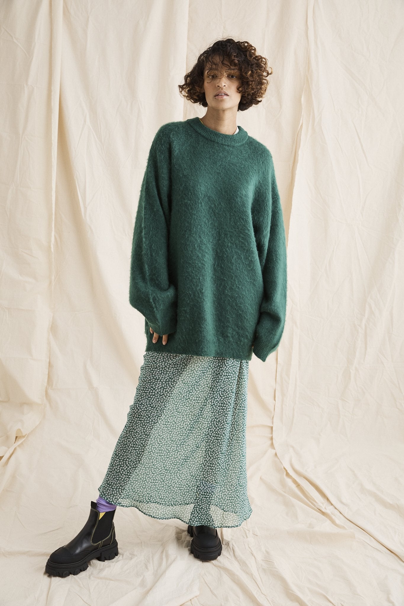 Elysian Collective Nice Martin Callie Jumper Green