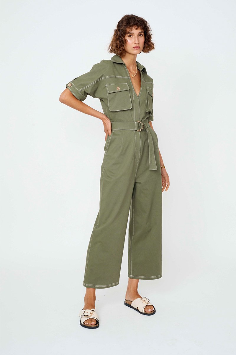 Elysian Collective Suboo Bernie Jumpsuit Olive