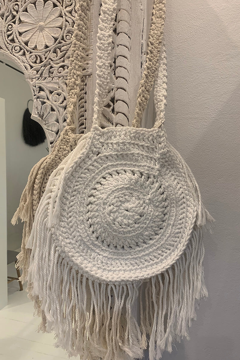 Elysian - Crochet Bag Cream